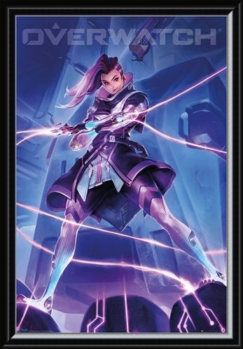 Framed Framed Sombra - Overwatch