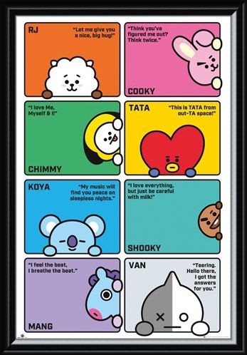 Framed Framed Universtar - BT21