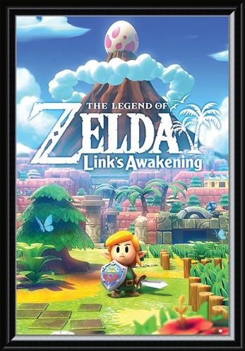 Framed Framed Links Awakening - The Legend Of Zelda