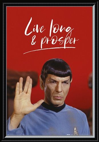 Framed Framed Live Long And Prosper - Star Trek