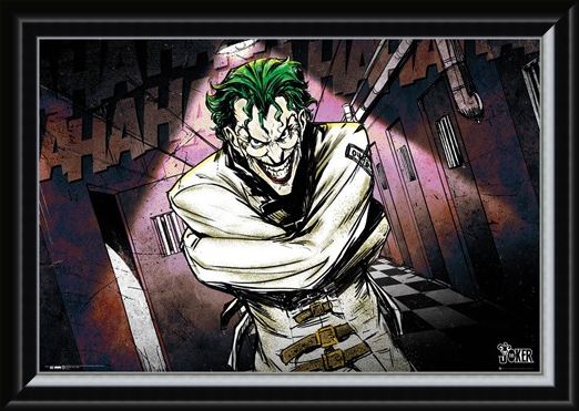 Framed Framed Joker Asylum - DC Comics