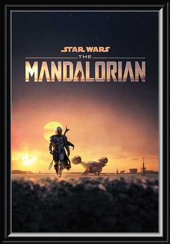 Framed Framed The Mandalorian Dusk - Star Wars