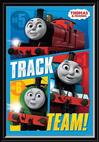 Framed Framed Track Team - Thomas & Friends