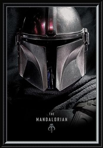 Framed Framed The Mandalorian Dark - Star Wars