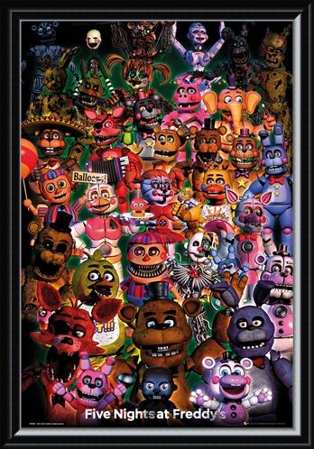 Framed Framed Ultimate Group - Five Nights at Freddy's