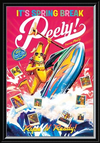 Framed Framed Spring Break Peely - Fortnite