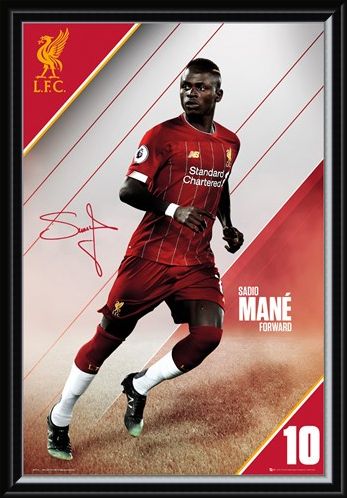 Framed Framed Mane 19-20 - Liverpool