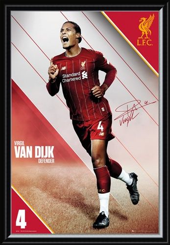 Framed Framed Van Dijk 19-20 - Liverpool