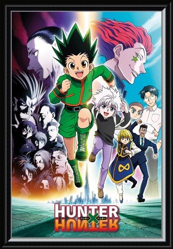Framed Framed Keyart Running - Hunter x Hunter