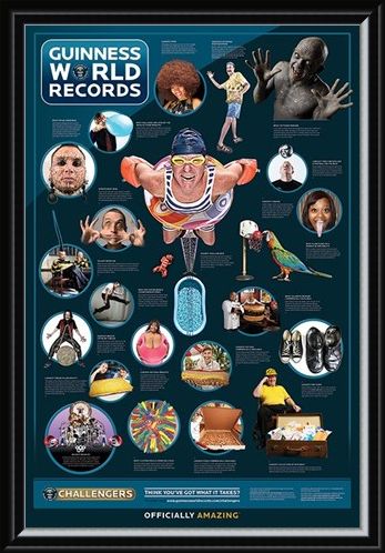 Framed Framed Challengers - Guinness World Records