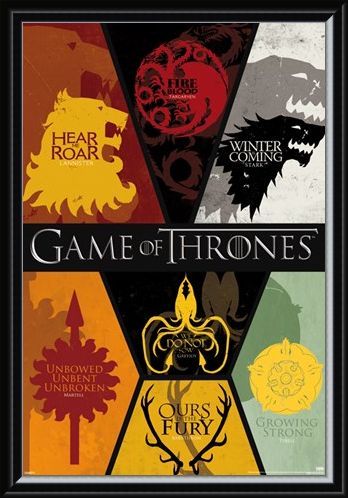 Framed Framed Sigils - Game of Thrones