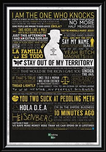 Framed Framed The Many Sayings Of Walter White - Breaking Bad