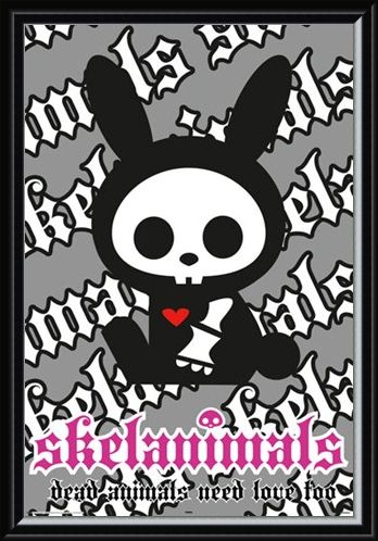 Framed Framed Jack the Rabbit - Skelanimals