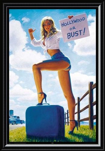 Framed Framed Hollywood or Bust - Greg Hildebrandt