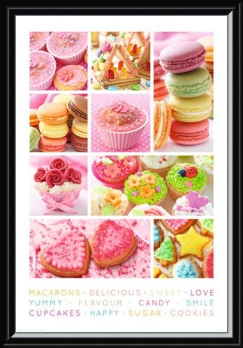 Framed Framed Sweet Collage - Cakes Galore