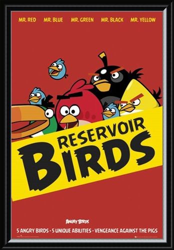 Framed Framed Reservoir Birds - Angry Birds