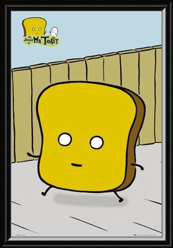 Framed Framed Mr Toast - Dan Goodsell