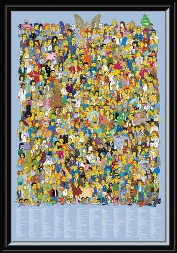Framed Framed The Simpsons Cast 2012 - The Simpsons