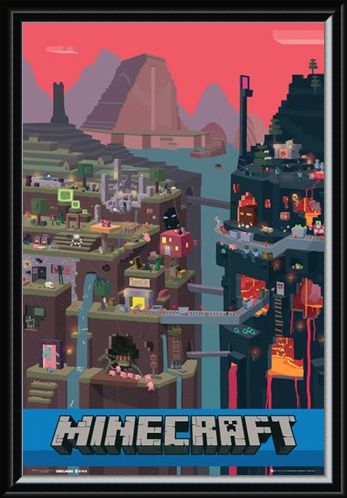 Framed Framed Minecraft World - Minecraft