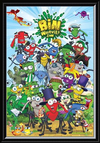 Framed Framed The Online World of The Bin Weevils - Bin Weevils
