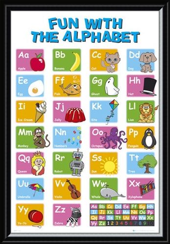 Framed Framed Learn the Alphabet - Educational Letter Fun