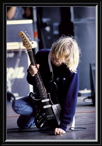 Framed Framed Grunge God - Kurt Cobain