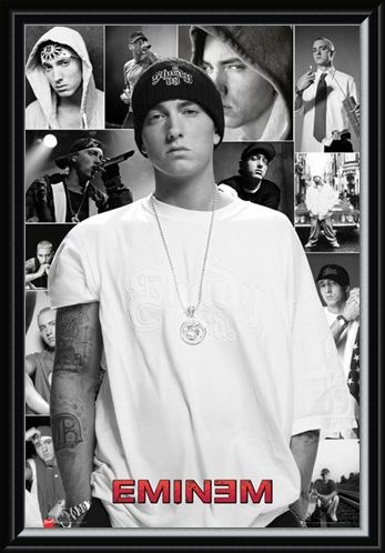 Framed Framed Slim Shady Collage - Eminem
