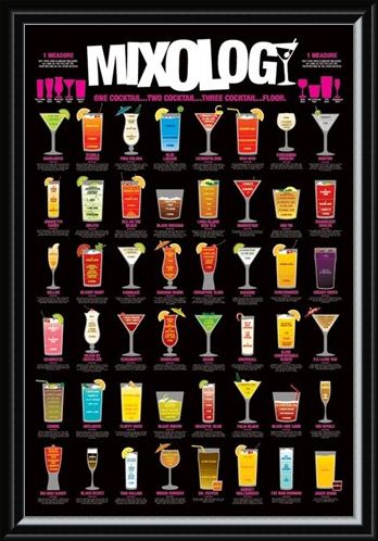 Framed Framed One Cocktail...Two Cocktail...Three Cocktail...Floor! - Mixology