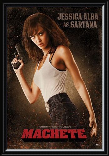 Framed Framed Jessica Alba is Sartana - Machete