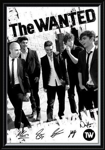 Framed Framed Boys in Black and White - The Wanted