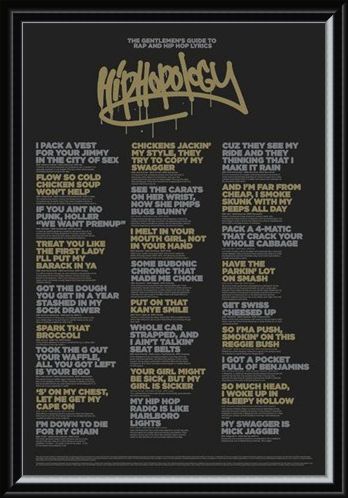 Framed Framed Hiphopology - A Gentlemen's Guide....