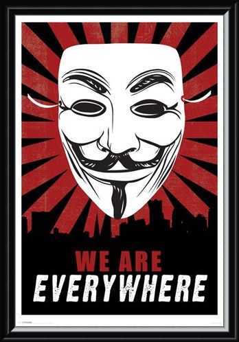 Framed Framed We Are Everywhere - V for Vendetta