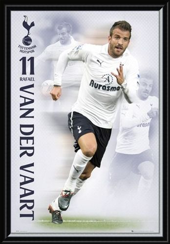 Framed Framed Rafael Van Der Vaart - Tottenham Hotspur Football Club