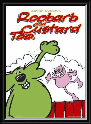 Framed Framed Grange Calleley's Roobarb & Custard - Roobarb & Custard
