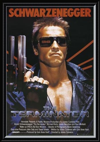 Framed Framed Arnold Schwarzenegger is The Terminator - The Terminator