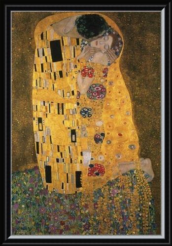 Framed Framed The Kiss - Gustav Klimt
