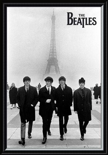 Framed Framed Liverpool Lads in Paris - The Beatles