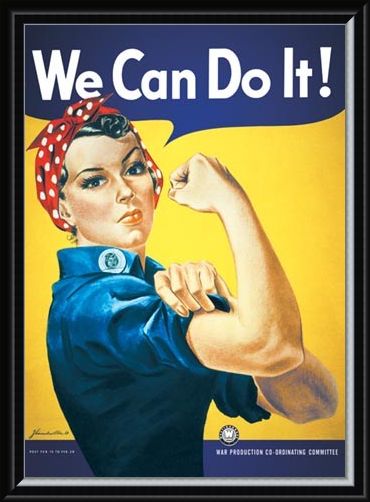 Framed Framed We Can Do It - Howard Miller