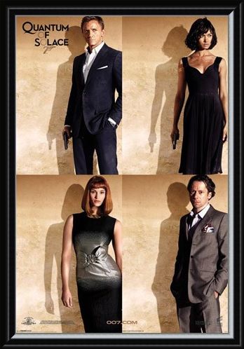 Framed Framed Bond Stars - Quantum Of Solace
