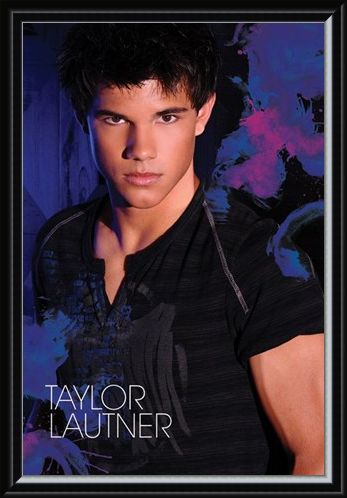 Framed Framed Brooding in Blue - Taylor Lautner