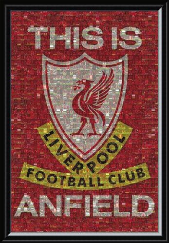 Framed Framed This Is Anfield - Liverpool FC Photomosaic