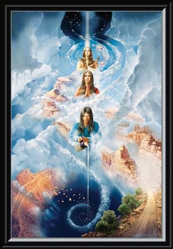 Framed Framed Navajo Creation Myth - John Stephens