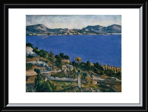 Framed Framed L'Estaque - Paul Cezanne