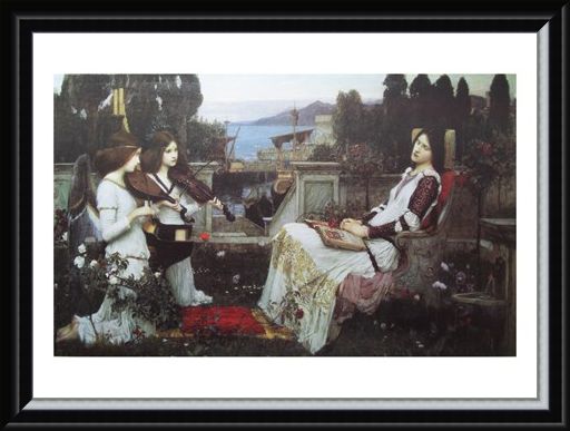Framed Framed Saint Cecilia - John W Waterhouse