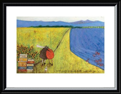 Framed Framed I Would Walk To The End Of The World With You - Sam Toft
