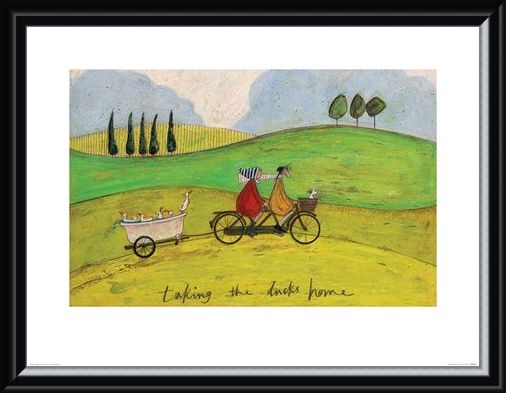 Framed Framed Taking the Ducks Home - Sam Toft