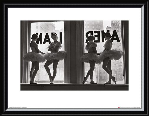 Framed Framed Ballet Dancers in Window - Time Life