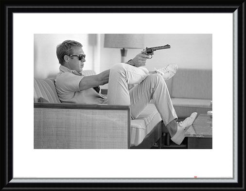 Framed Framed Steve McQueen Takes Aim - Time Life