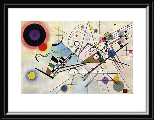 Framed Framed Composition VIII - Wassily Kandinsky