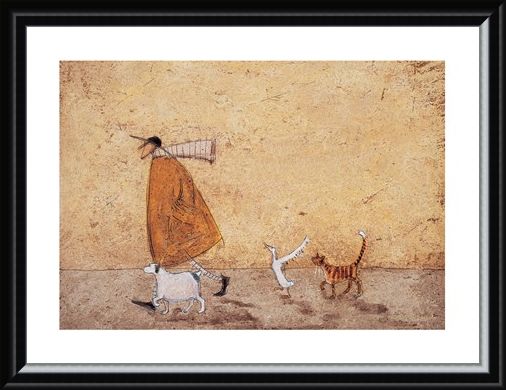 Framed Framed Ernest, Doris, Horace and Stripes - Sam Toft